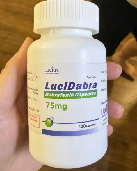 Thuốc LuciDabra 75mg điều trị ung thư có đột biến BRAF cho người lớn
