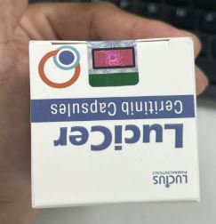 Thuốc LuciCer 150mg hộp 50 viên điều trị ung thư phổi