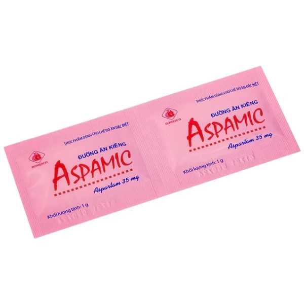 Dung dịch Aspamic dành cho người kiêng ăn chất bột, người tiểu đường, béo phì (Hộp 50 Gói x 1g)