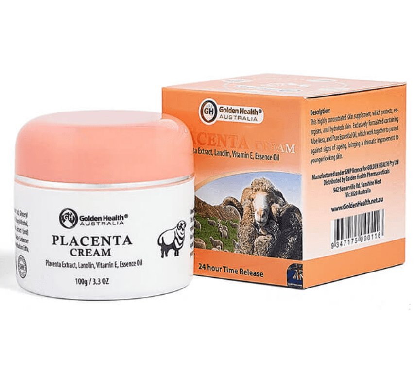 GH Placenta Cream Essence Oil - Kem Cừu Hồng Dưỡng Da Cấp Ẩm - Vitamin E, Essence Oil - 100g