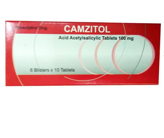 Thuốc Camzitol 100mg dự phòng nhồi máu cơ tim và đột quỵ