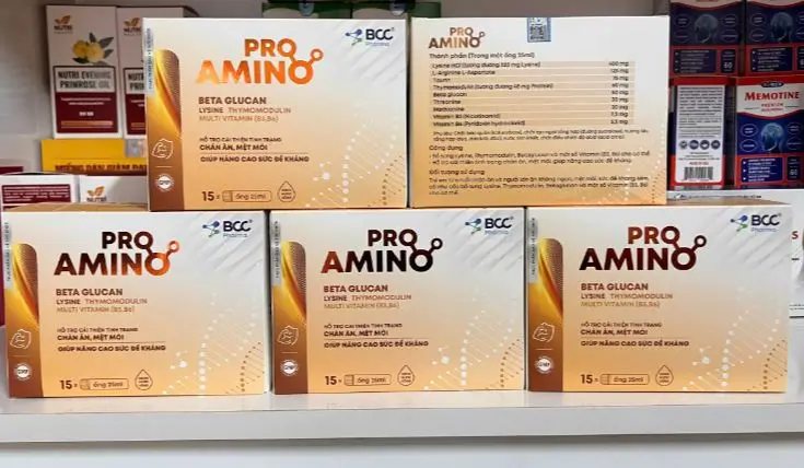 Đạm thuỷ phân PRO AMINO dùng cho người sau phẫu thuật, mổ xẻ, hoá trị, xạ trị vì ung thư