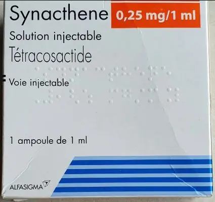 Thuốc Synacthene 0.25mg/1ml điều trị suy tuyến thượng thận