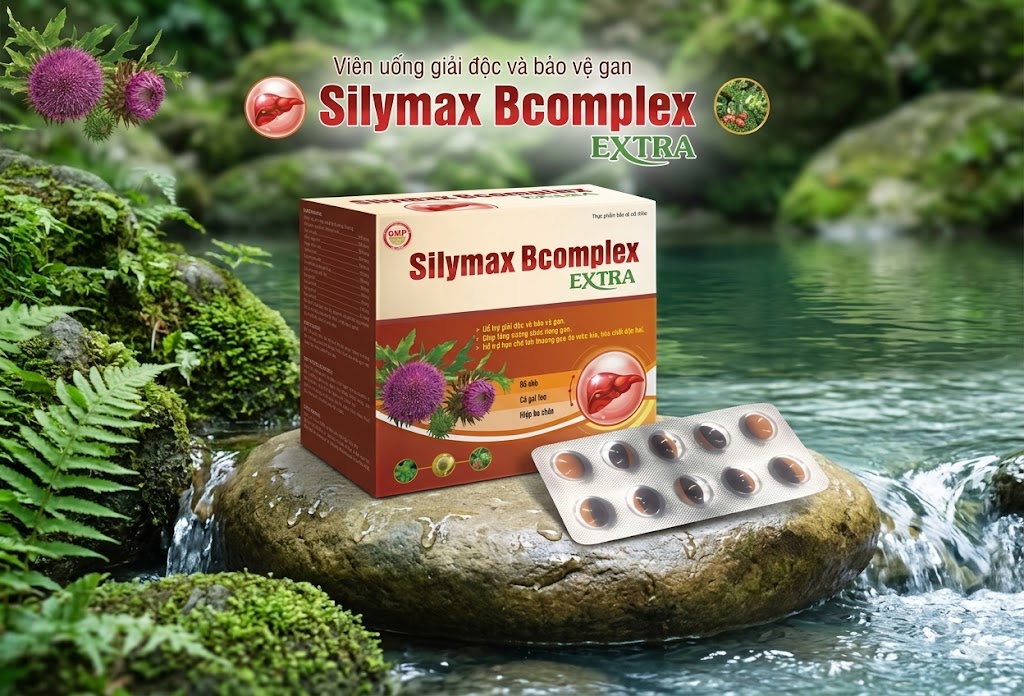 Viên uống giải độc và bảo vệ gan Silymax BComplex extra 