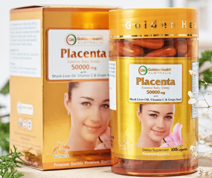 GH Placenta Baby Sheep - Viên Uống Nhau Thai Cừu - 50.000mg - 100caps