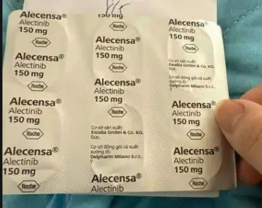 Thuốc Alecensa 150mg Roche hỗ trợ điều trị ung thư phổi (28 vỉ x 8 viên)