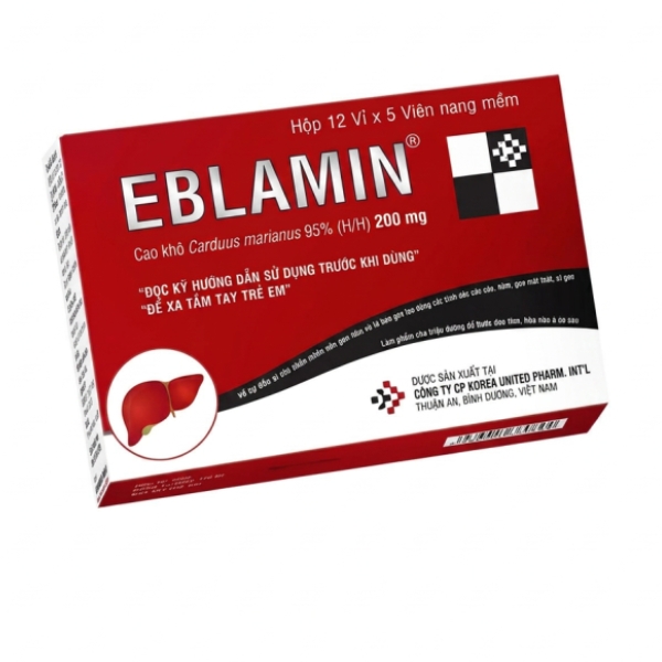 EBLAMIN 200mg giúp bảo vệ màng tế bào gan, tăng cường giải độc