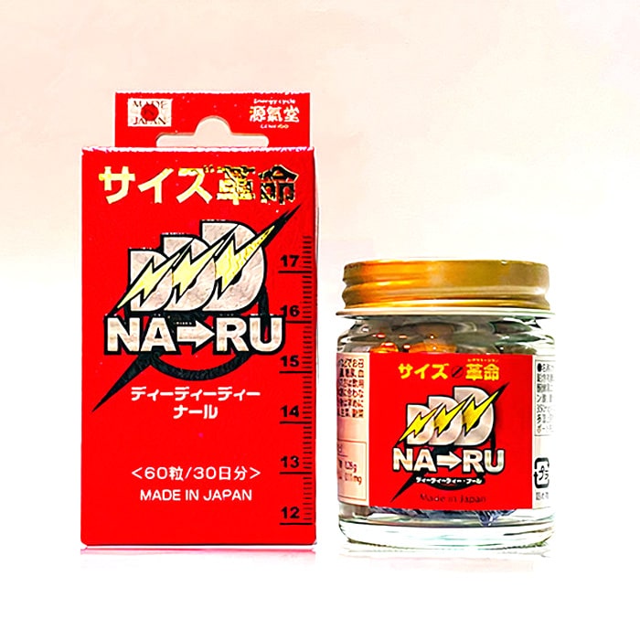 Viên uống NARU 60 viên - Hỗ trợ cải thiện sinh lý, tăng cường kích thước nam giới an toàn