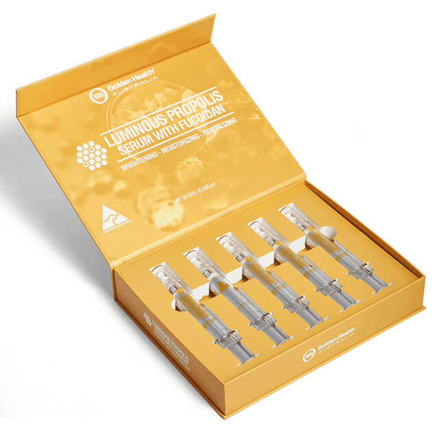 GH Luminous Propolis Serum With Fucoidan - Tinh Chất Serum Keo Ong Và Tảo Biển - 5x10ml
