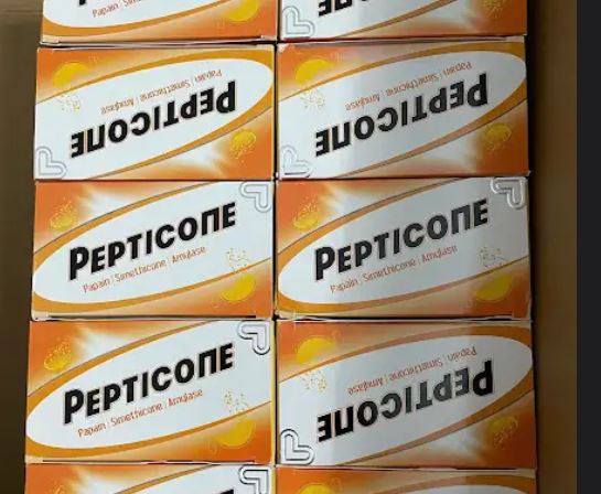 Viên sủi uống US Pharma PEPTICONE hỗ trợ giảm khó tiêu, đầy hơi (Hộp 10 vỉ x 4 viên)