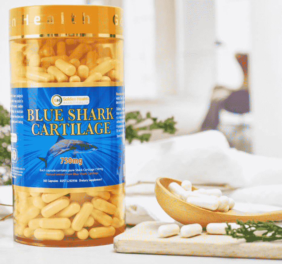 GH Blue Shark Cartilage - Viên Uống Sụn Vi Cá Mập - 750mg - 365caps