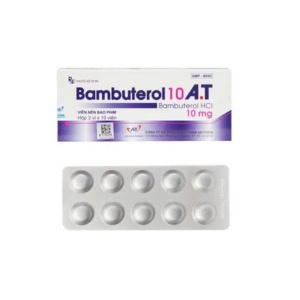 A.T Bambuterol 10mg (H/30v) - Thuốc hen suyễn dài hạn, giãn phế quản hiệu quả 24 giờ