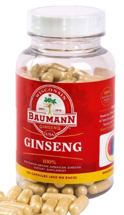 Viên Nang Nhân Sâm Mỹ Baumann Wisconsin 400mg