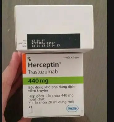 Bột pha tiêm Herceptin 440mg điều trị ung thư vú (1 lọ bột + 1 lọ dung môi 20ml)