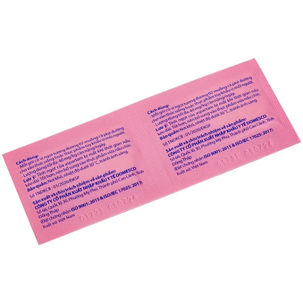 Dung dịch Aspamic dành cho người kiêng ăn chất bột, người tiểu đường, béo phì (Hộp 50 Gói x 1g)