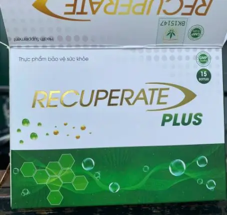 Đạm tươi Recuperate Plus hỗ trợ sức khỏe (Hộp 15 lọ)