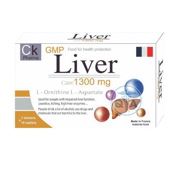 Thực phẩm bảo vệ sức khỏe CK LIVER CARE 1300mg giúp bảo vệ gan cao cấp được nhập khẩu chính hãng từ Pháp