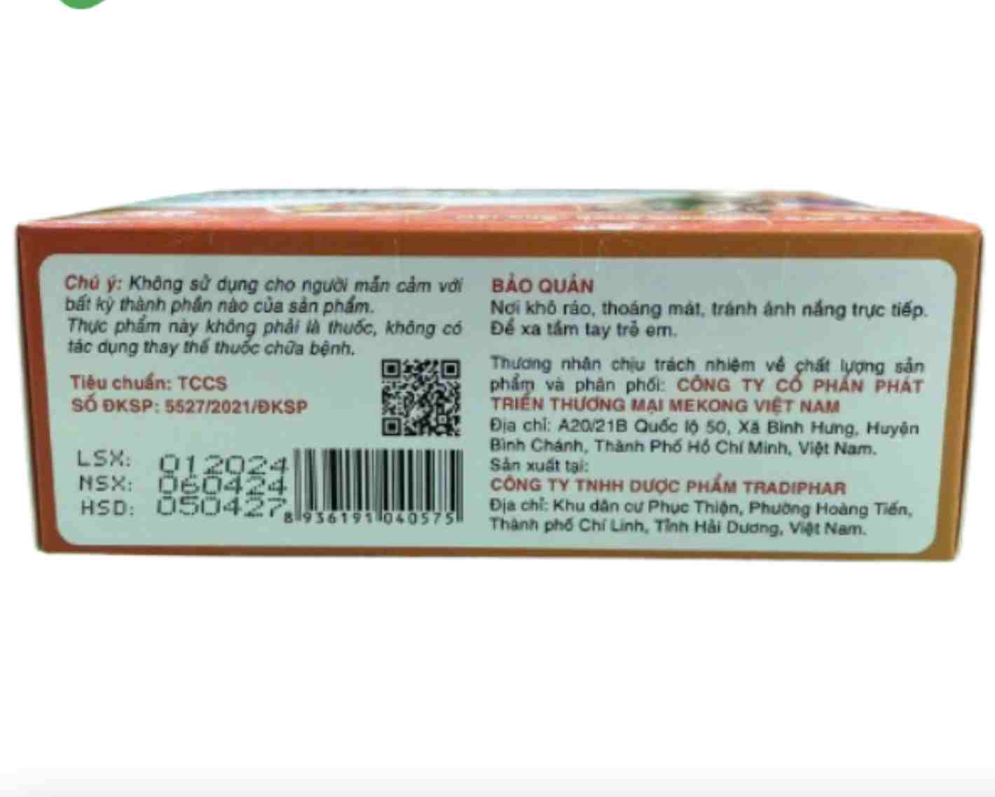 Bảo vệ dạ dày nano curcumin mật ong gold mekong (h/30v)