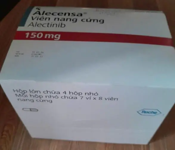 Thuốc Alecensa 150mg Roche hỗ trợ điều trị ung thư phổi (28 vỉ x 8 viên)