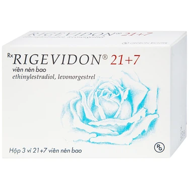 Rigevidon 21+7 gedeon richter (hộp/3 vỉ/28 viên)