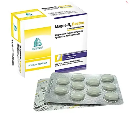 Viên nén Magne-B6 Boston điều trị thiếu magnesi nặng (10 vỉ x 10 viên)