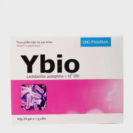 Thuốc cốm Ybio 1g cân bằng hệ vi sinh đường ruột, tăng cường chức năng tiêu hoá (24 gói x 1g)