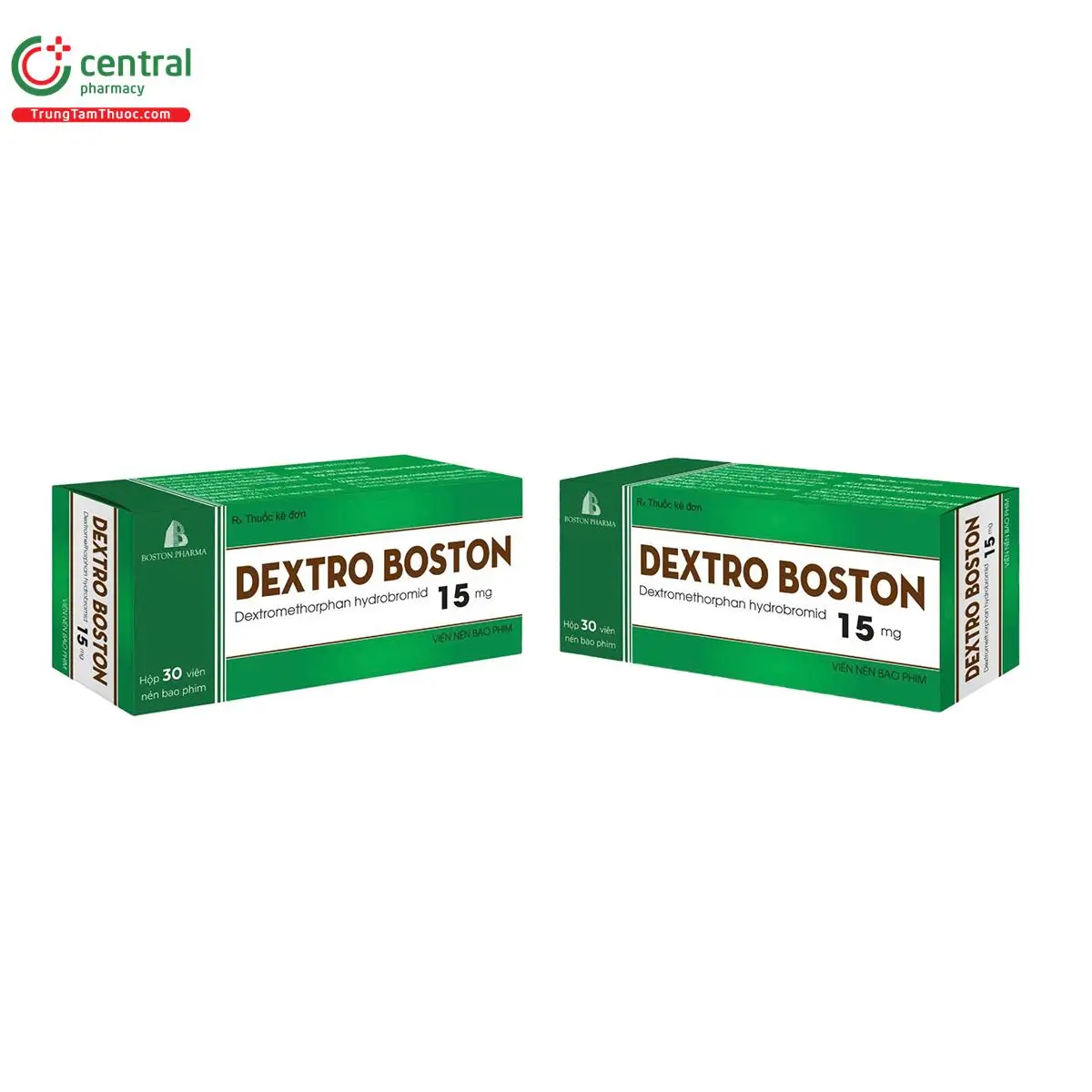 Dextro Boston 15mg điều trị ho không rõ nguyên nhân