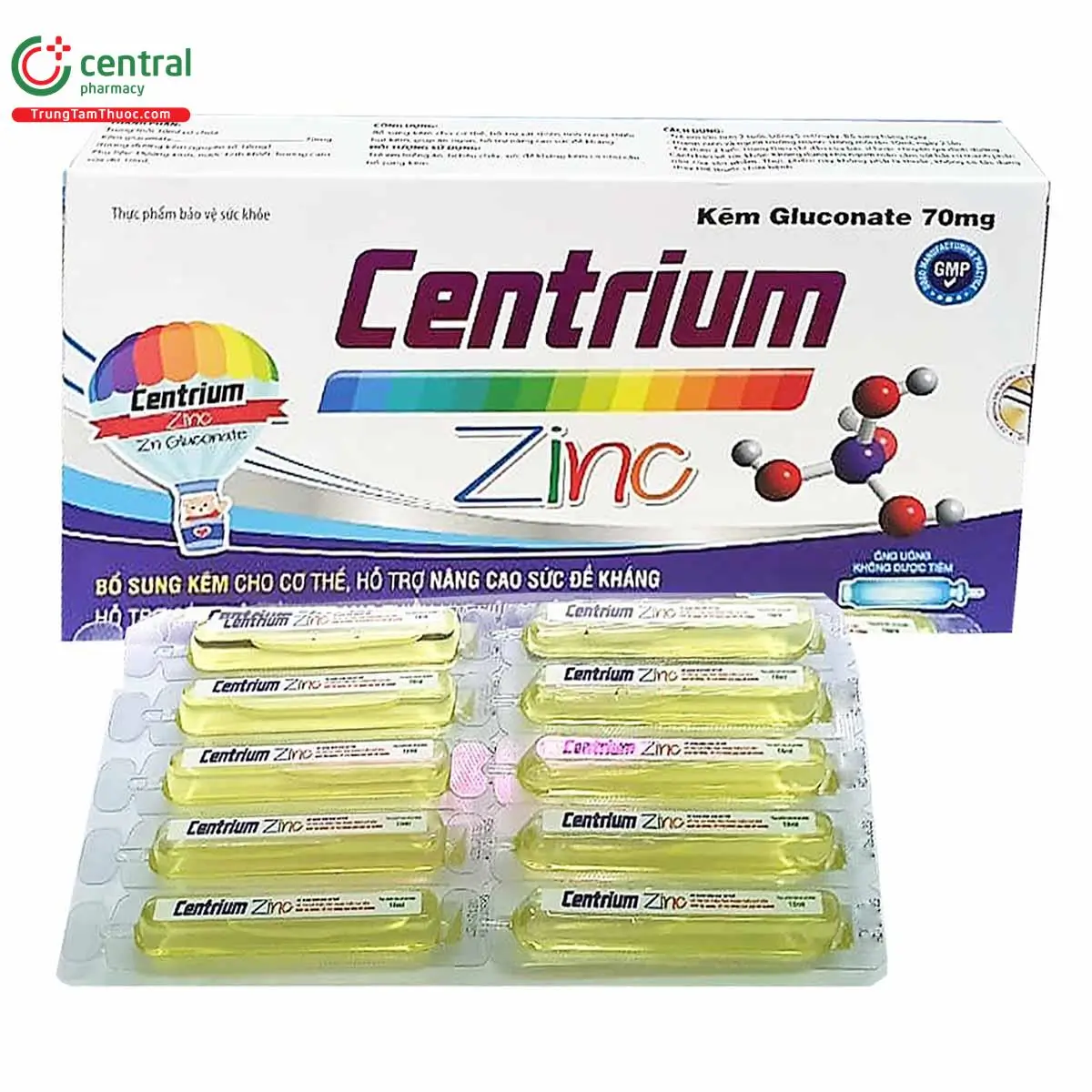 Centrium Zinc bổ sung kẽm