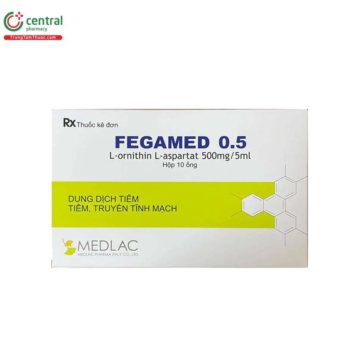 Fegamed 0,5 Medlac dùng cho những người bệnh gan có tăng Amoniac