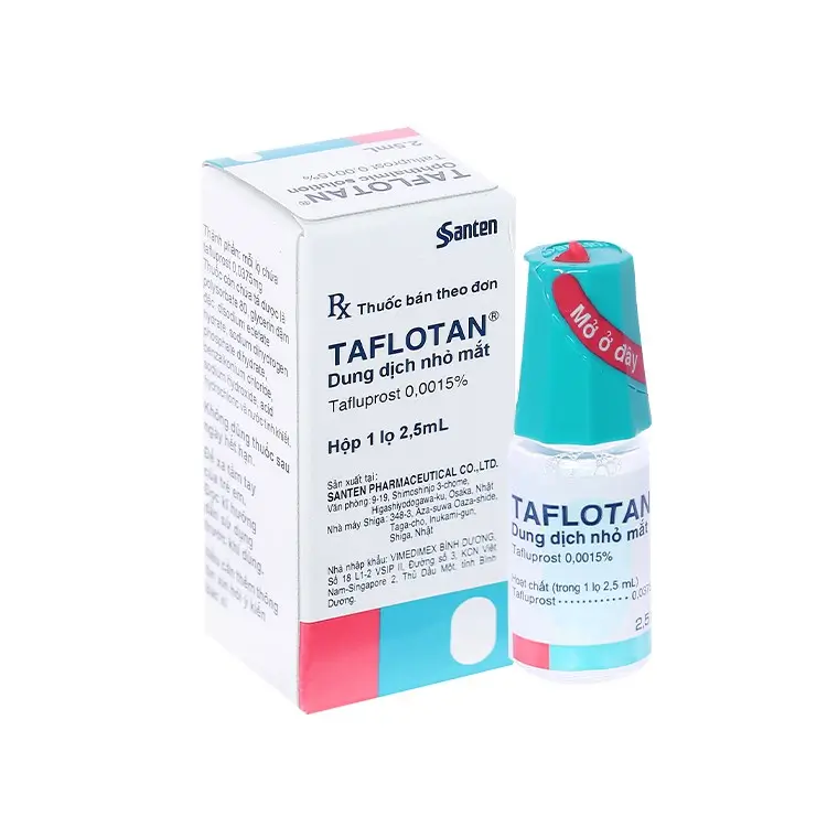 Thuốc nhỏ mắt Taflotan Ophthalmic hỗ trợ điều trị tăng nhãn áp (2.5ml)