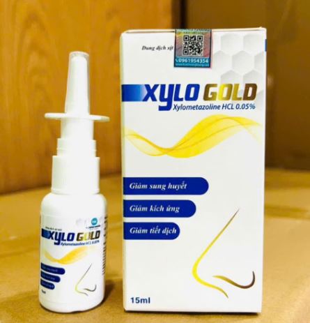 Xịt Mũi XYLOGOLD điều trị ngạt mũi, cảm cúm, viêm mũi (15ml)