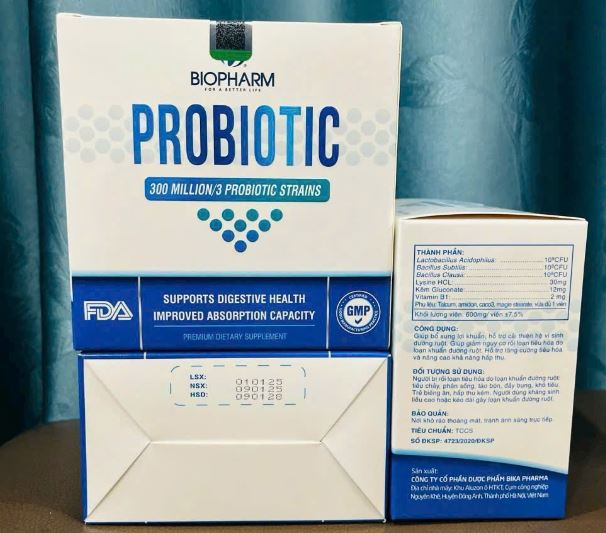 Men viên Biopharm Probiotic - Cân bằng hệ vi sinh đường ruột