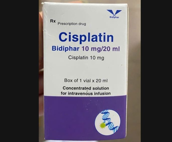 Cisplatin Bidiphar 10mg/20ml điều trị ung thư