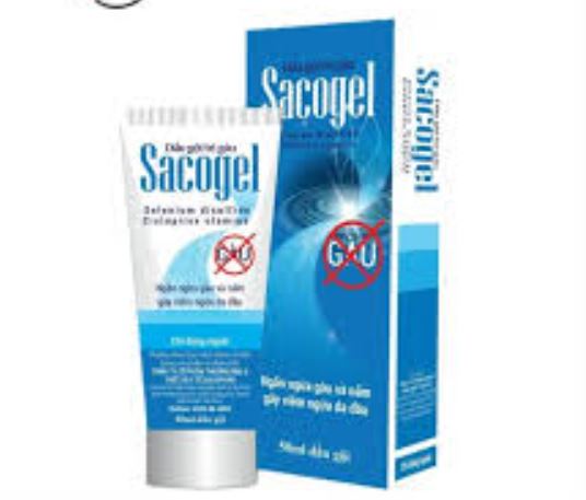 Dầu gội chống gàu Sacogel 50ml hỗ trợ giảm mẩn ngứa da đầu do gàu