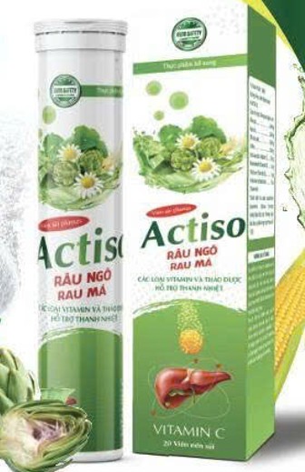 Viên sủi Pluszsz Actiso giúp bổ sung vitamin và hỗ trợ thanh nhiệt