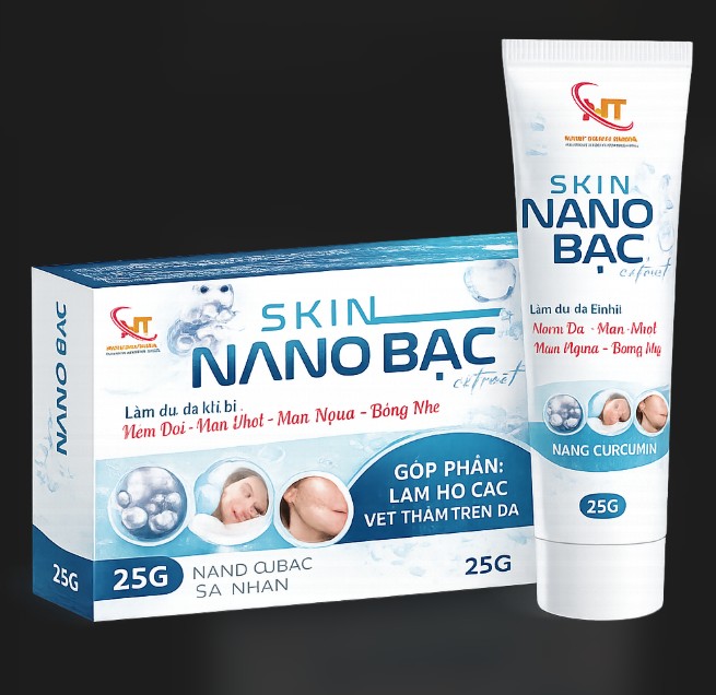SKIN NANO BẠC Extract giúp làm dịu các triệu chứng về da