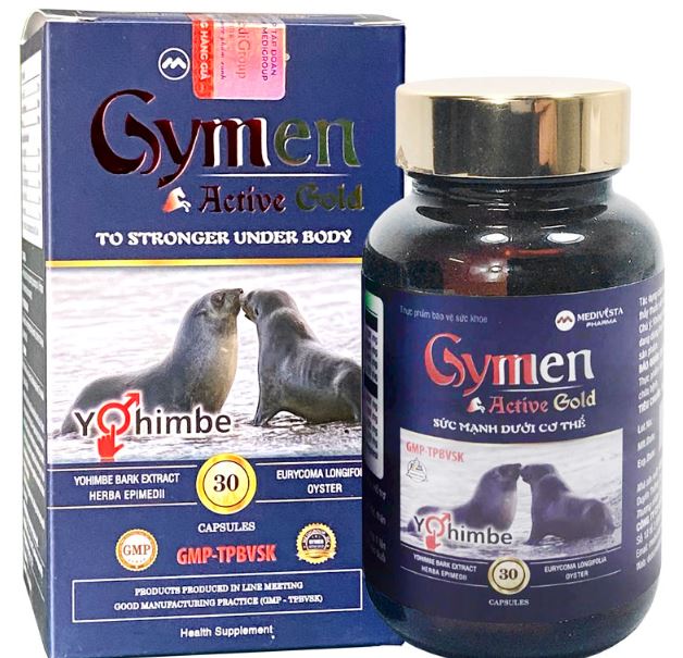 Gymen Active Gold giúp bổ thận tráng dương tăng cường sinh lý