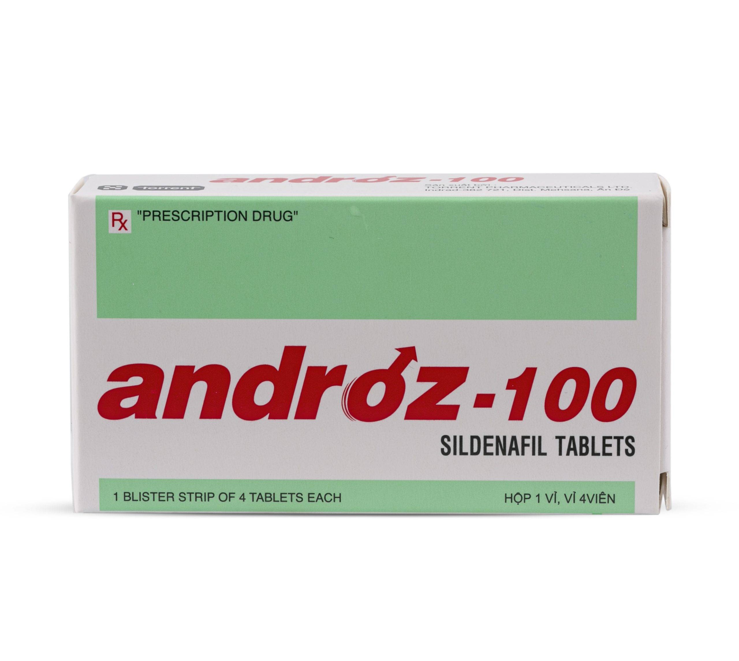  Androz-100 giúp cải thiện nhanh tình trạng rối loạn cương dương