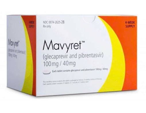 Thuốc Mavyret  điều trị cho người lớn mắc bệnh viêm gan C