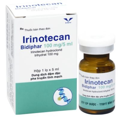 IRINOTECAN BIDIPHAR 100MG/5M điều trị ung thư