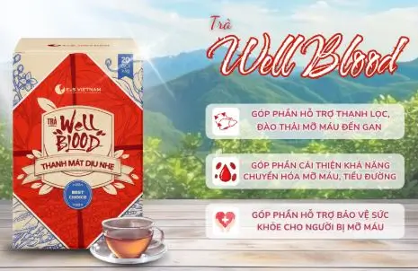 Trà WellBlood có tốt không đối với người cần giảm chỉ số mỡ máu