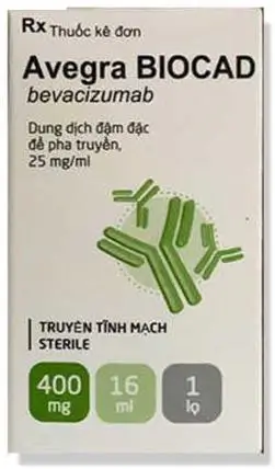 Thuốc Avegra Biocad 400mg/16ml điều trị ung thư