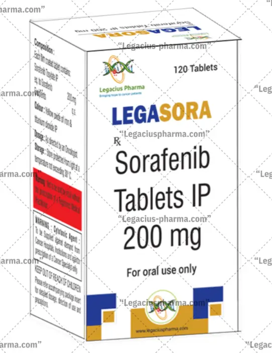 LegaSora Sorafenib 200 mg 120 viên nén