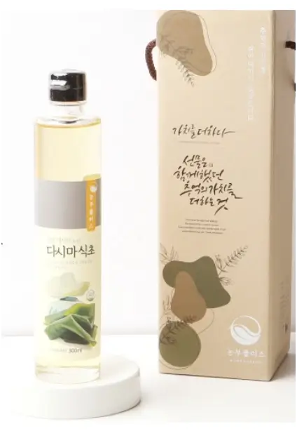 GIẤM TẢO BẸ HÀN QUỐC 300ml/ 1chai - 자연발효식초 국산 다시마 식초