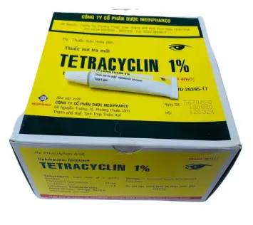 Tetraxylin mỡ Medipharco (hộp 100 tuýp x 5g)