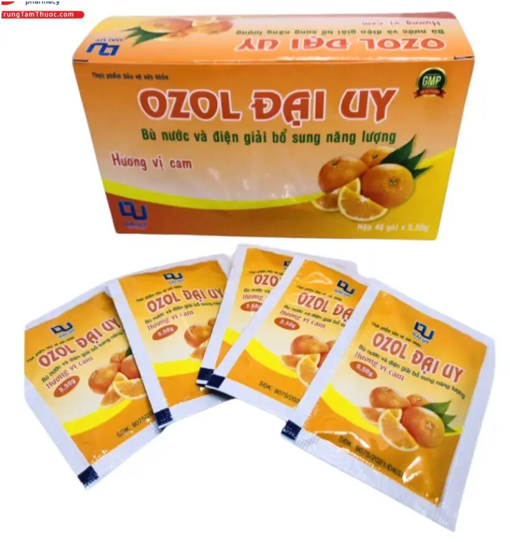 Ozol Đại Uy bù nước và điện giải bổ sung năng lượng