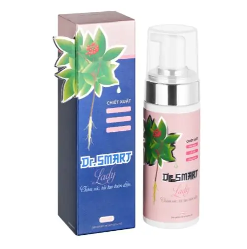 Dung dịch vệ sinh phụ nữ DR. SMART LADY chiết xuất từ sâm mầm Hàn Quốc collagen và lô hội