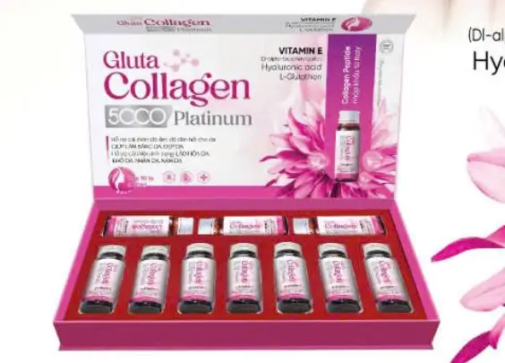 Nước uống Gluta Collagen 5000 Platinum giúp làm sáng da 