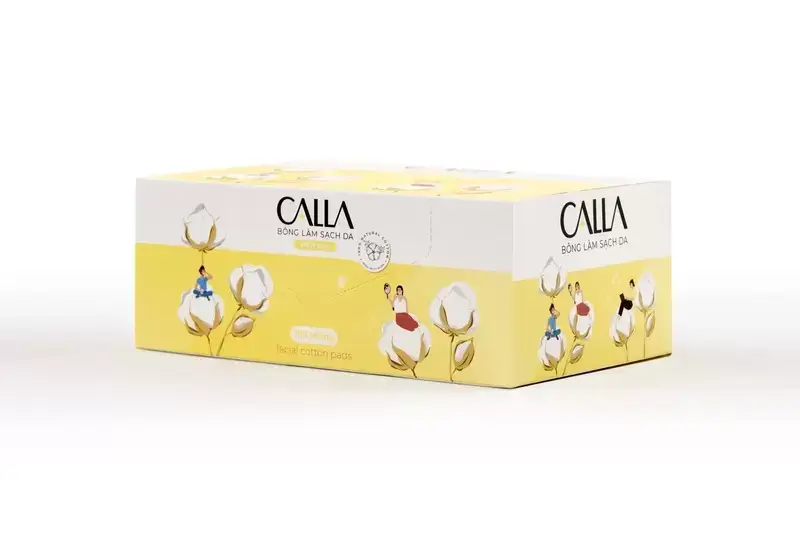 Bông Tẩy Trang Calla Sạch Sâu 180 PCS