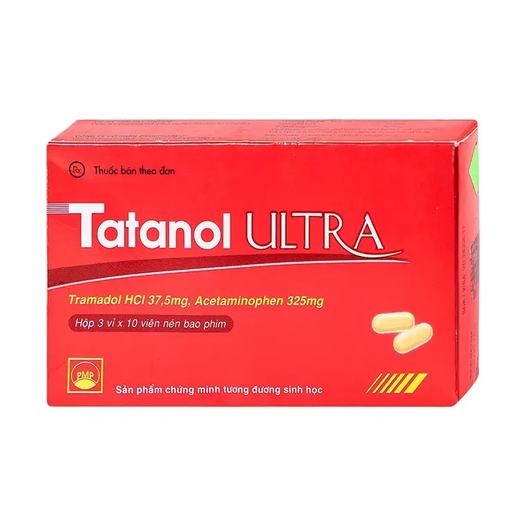 Thuốc Tatanol Ultra điều trị các cơn đau từ trung bình đến nặng (3 vỉ x 10 viên)